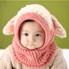 Mono infantil con forma de cachorro para invierno, capa para bebé, chal cálido, bufanda versión coreana