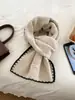 Cachecol de Tricô de Alta Qualidade com Mistura de Lã Estilo Chanel Feminino Outono/Inverno Estilo de Qualidade Transfronteiriço Quente Versátil Aquecedor de Pescoço para Casal Fabricante