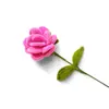 Produto Acabado Único Varinha Torcida Rosa Artificial Arranjo Floral de Buquê DIY com Presente de Dia dos Professores para Namorada e Melhor Amiga