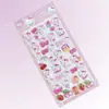 Adesivos 3D Embossados Estilo Japonês My Melody Menina Peixe-Palhaço Adesivos Criativos DIY para Diários e Decorações de Capa de Celular