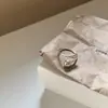 Anillo Minimalista de Gota de Agua y Bola Redonda para Mujer, Geométrico Versátil Personalidad Temperamento Moda Anillo Abierto Estilo Ins Anillo para Dedo Índice Trendy