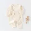 Ropa para Recién Nacidos para Primavera y Otoño, Ropa de Algodón Estilo Mariposa, Ropa de Dormir 100% Algodón Clase A para Recién Nacidos, Pelele de Algodón Completo Estilo Monje