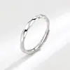 Anillo Amor Infinito Moda Personalidad Pareja Plata de Ley S925 Hombres y Mujeres Apertura Simple Un Par de Anillos Regalo del Día de San Valentín
