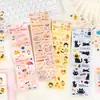 Pegatinas Impermeables con Patrón de Gato Lindo en Inglés para Uso Diario, Materiales para Decoración de Tarjetas DIY