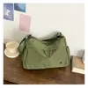 Bolso Casual para Mujer 2026 Invierno Nuevo Estilo Casual Estampado a Cuadros Bolso Cruzado Gran Capacidad Ligero Nylon Bolso de Hombro