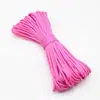Venda Direta de Fábrica Em Estoque Corda Paracord de 7 Fios 4mm Multifuncional para Exterior Escalada Emergência Sobrevivência Corda de Tração Corda de Mão Tecelagem