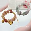 [Madera muerta en primavera] Serie de cuentas de jade de vidrio rotas, bañadas en luz, hechas a mano, accesorios de joyería para pulseras.