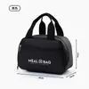 Bolsa térmica para oficinista llevar almuerzo bolsa para lonchera gruesa de papel de aluminio térmico bolsa bento para estudiante hebilla bolso de mano gran capacidad