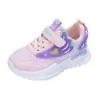 Tenis de piel para niña, nueva colección primavera/otoño 2025, zapatos casuales para estudiantes de primaria, zapatos para niños, suela suave, zapatillas deportivas antideslizantes
