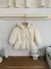 Ropa Jenny Kidsren Ropa Kidsren Otoño e Invierno Grueso Abrigo de Exterior Moda para Bebé Niña Cardigan de Malla Empalmada Sudadera con Capucha y Cremallera Camiseta