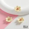 Colección de Flores Parche Pegamento Crema Materiales DIY Hechos a Mano Zuecos Funda para Teléfono Móvil Pasador Joyería Resina Accesorios Pequeños
