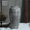 Vaso de Cerâmica Grande Decoração de Arranjo de Flores de Mesa para Hotel Villa Sala de Estar, Decoração de Pote de Cerâmica para Flores Secas, Hidropônico Novo Estilo Chinês