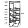 Cesta de Almacenamiento Multifuncional de Múltiples Niveles para Cocina, Cesta para Verduras, Estante para Huecos en el Piso, Estante para Frutas y Verduras, Almacenamiento de Verduras