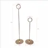 Venda Direta de Processamento Atacado Hotel Casamento Mesa Suporte Clip para Número de Mesa Stand para Assento de Cartão de Mesa de Jantar Clip