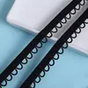 Elástico com Borda de Franja, Cordão de Nylon com Borda de Franja, Elástico para Cintura de Roupa Íntima, Elástico para Controle da Barriga, Acessórios com Acabamento de Renda