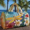 2026 Nova Série Transfronteiriça Estilo Havaiano Bolsa de Viagem Acolchoada Portátil de Curta Distância Multiuso Esportiva e Fitness