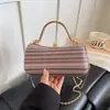 Bolso de Mano Arcoíris Nuevo Otoño 2026 Transfronterizo para Mujer, Bolso de Hombro Cruzado de Cadena de Lujo Ligero de Diseñador para la Noche