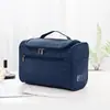 Bolsa de Toilette com Gancho de Tecido Oxford Catiônico Bolsa de Toilette tipo Travesseiro Bolsa de Armazenamento Bolsa de Toilette de Viagem Bolsa de Cosméticos Portátil