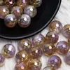 Tarjeta Ding Yi 10-12 Cuentas de Plumas de Polvo Estelar Leng Yue Chapado Resina Cuentas con Agujero Pasante Cadena de Teléfono Móvil Diy Accesorios de Joyería