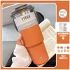 Taza de café de acero inoxidable, taza térmica, taza grande con popote, vaso de agua de aspecto elegante para niñas, vaso para hielo que mantiene el frío para hombres