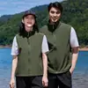Roupa Casual de Pai para Primavera e Outono, Colete Masculino para Meia-Idade, Colete para Homens Idosos, Colete de Pai de Tamanho Grande