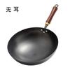 Frigideira de ferro forjado Zhangqiu artesanal antiga, frigideira antiaderente com superfície plana para cozinheiros, atacado