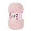 Bola de lana de 100 g con bucle de terciopelo para tejer a mano, ideal para hacer gorros, bufandas y muñecas.