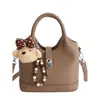 Bolso Pequeño Retro Color Marrón Maillard para Mujer 2026 Nueva Moda Versátil Bolso Cruzado Bolso de Mano para Viajes al Trabajo Bolso Cubo