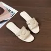 En stock, entrega instantánea: Sandalias de moda para mujer con suela plana de cocodrilo, zapatos de playa versátiles para el verano, favorecedoras y adelgazantes