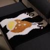 Almofada de desenho animado retrô Ins Almofada de amor para casa Four Seasons Almofada de bunda sedentária anti-cool Almofada de sofá absorvente resistente à sujeira
