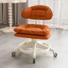 Taburete pequeño universal con ruedas y polea, taburete bajo para el hogar, cambiador de zapatos, respaldo para niños, taburete redondo para sala de estar, banco suave.