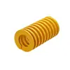 Mola de Molde Mola de Compressão Amarela 65Mntf Alta Resistência Fio Plano Espiral de Compressão Retangular Mola de Compressão Industrial