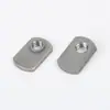 Porca de aparo em forma de T de aço inoxidável aço carbono porca excêntrica de aparo aço carbono de dois pontos porca de soldagem em forma de T M6