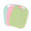 Tabla de cortar de plástico PP para comida complementaria infantil, linda tabla de cortar mini para exteriores, pequeña y portátil para cocina, tabla de cortar de frutas para estudiantes