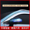 Tixinrui es Adecuado para Volkswagen Tuyue Modificado Ceja de Lluvia Cortavientos Platino Adorno de Ventana de Coche Protector de Lluvia Suministros Automotrices