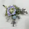 Flores artificiales con aroma a rosa, arreglos florales para el hogar, flores artificiales, jarrones de seda de rosa de alta gama, flores atadas a mano más vendidas transfronterizas