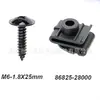60 Piezas Adecuado para Protectores de Estribo de Puerta de Coche Modernos, Faldones Laterales, Paneles Antirrayaduras, Tornillos de Clip y Kits de Tuercas