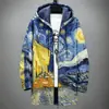 Chaqueta de algodón con capucha de manga larga, nueva para 2026, estilo europeo y americano, estampado digital 3D, ropa exterior casual de manga larga con capucha para hombre