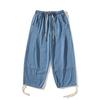 Nanxia Disguise 2025 Verano Nuevo Jeans Retro de Calle Alta Japonesa para Hombre Ins Súper Popular Holgado Estilo Hong Kong Tendencia