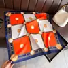 Bufanda Nueva Estampada Imitación Seda a Cuadros, Chal de Alta Gama, Bufanda para el Cuello con Protección Solar, Bufanda Profesional para el Cuello, Pañuelo para la Cabeza, Bufanda