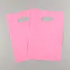 Bolsos de Plástico Personalizados Bolsos para Tienda de Ropa Bolsas Punzonadas Publicitarias PE Regalo Gafas Joyería Bolsillo de Solapa Plana Pantalones Personalizados