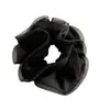 Goma para el pelo fruncida estilo perezoso chic francés para mujer, accesorio versátil y de alta gama para coletas bajas y moños.