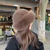 Sombrero de pescador de felpa de color liso para mujer, cálido en invierno, hace que la cara se vea más pequeña, esponjoso y suave, sombrero tipo cubo versátil para cabezas grandes