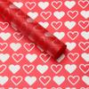 Papel de Regalo Flor de Corazón Brillante Papel Liso Coreano Atmósfera Romántica Papel para Regalo Hecho a Mano DIY Ramo Floristería Arte Floral