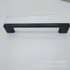 Alça de Liga de Alumínio alça simples Alça preta Americana Asiática puxador para móveis de armário ferragens puxador puxador preto