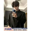 Camisa Casual Sencilla de Color Sólido de Corte Holgado para Hombre Verano 2026 Talla Grande Camisa con Cuello Estilo de Alta Gama