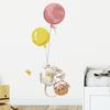 Nuevos Pegatinas de Pared Decorativas FX7543 Ratón de Dibujos Animados Cesta de Flores con Globo Pájaro Dormitorio Infantil Entrada Embellecimiento de Pared