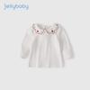 [Compre 2 Itens e Ganhe 5 Yuan de Desconto] Camiseta de Manga Longa para Meninas, Nova Roupa de Outono para Crianças, Blusa de Outono para Crianças Pequenas