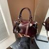 Comercio Exterior Bolso Pequeño Retro de Alta Gama para Mujer 2024 Nuevo Otoño e Invierno Bolso Cruzado Versátil Bolso Boston Portátil