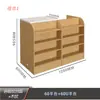 Estante de Almacenamiento para Cigarrillos de Estructura Acero-Madera, Gabinete de Fondo Combinado para Mostrador de Caja de Cigarrillos y Alcohol, Exhibidor de Estante para Cigarrillos de Tienda de Conveniencia